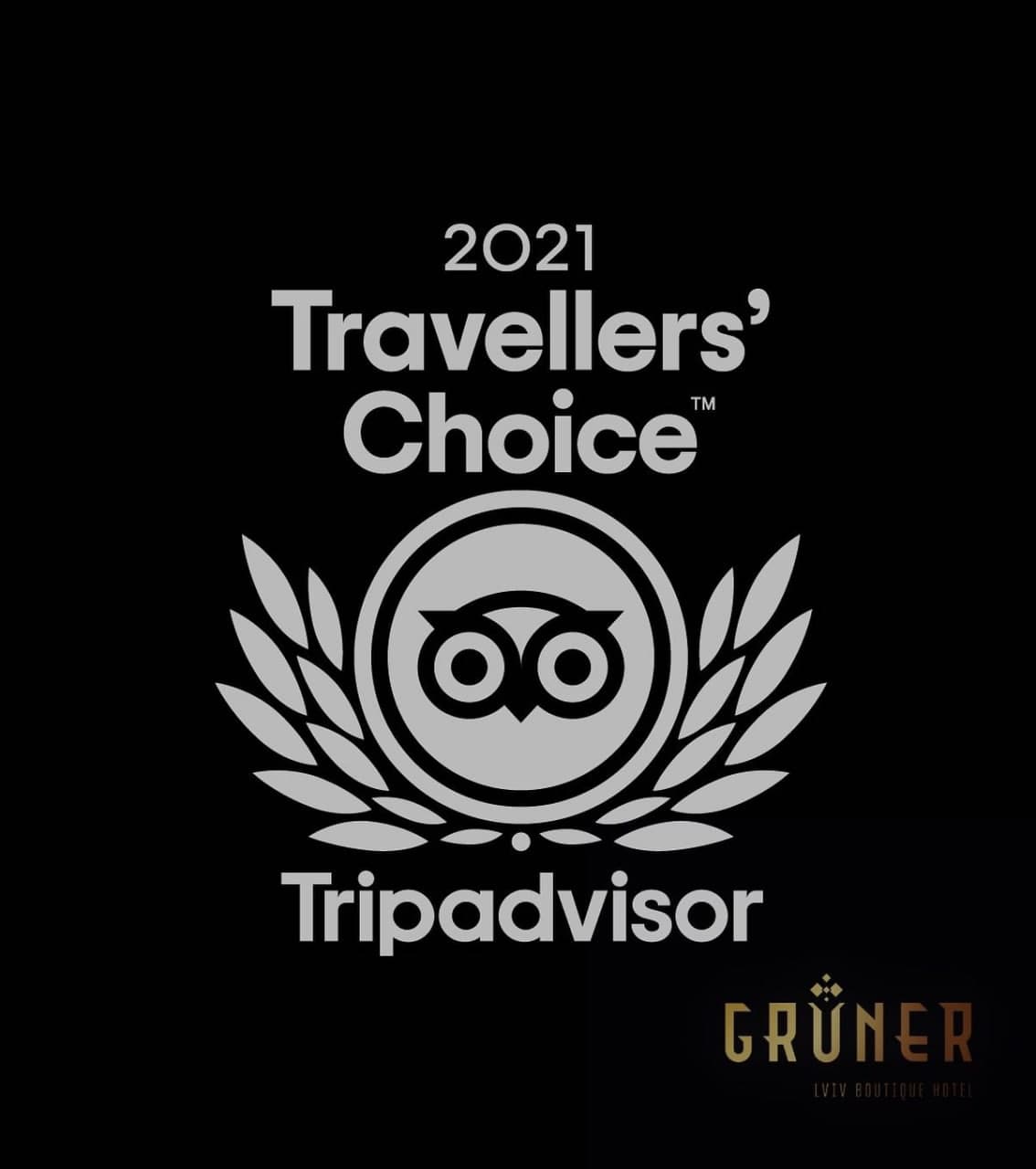 grunerhotel Нагорода «Travellers’ Choice» від Tripadvisor
